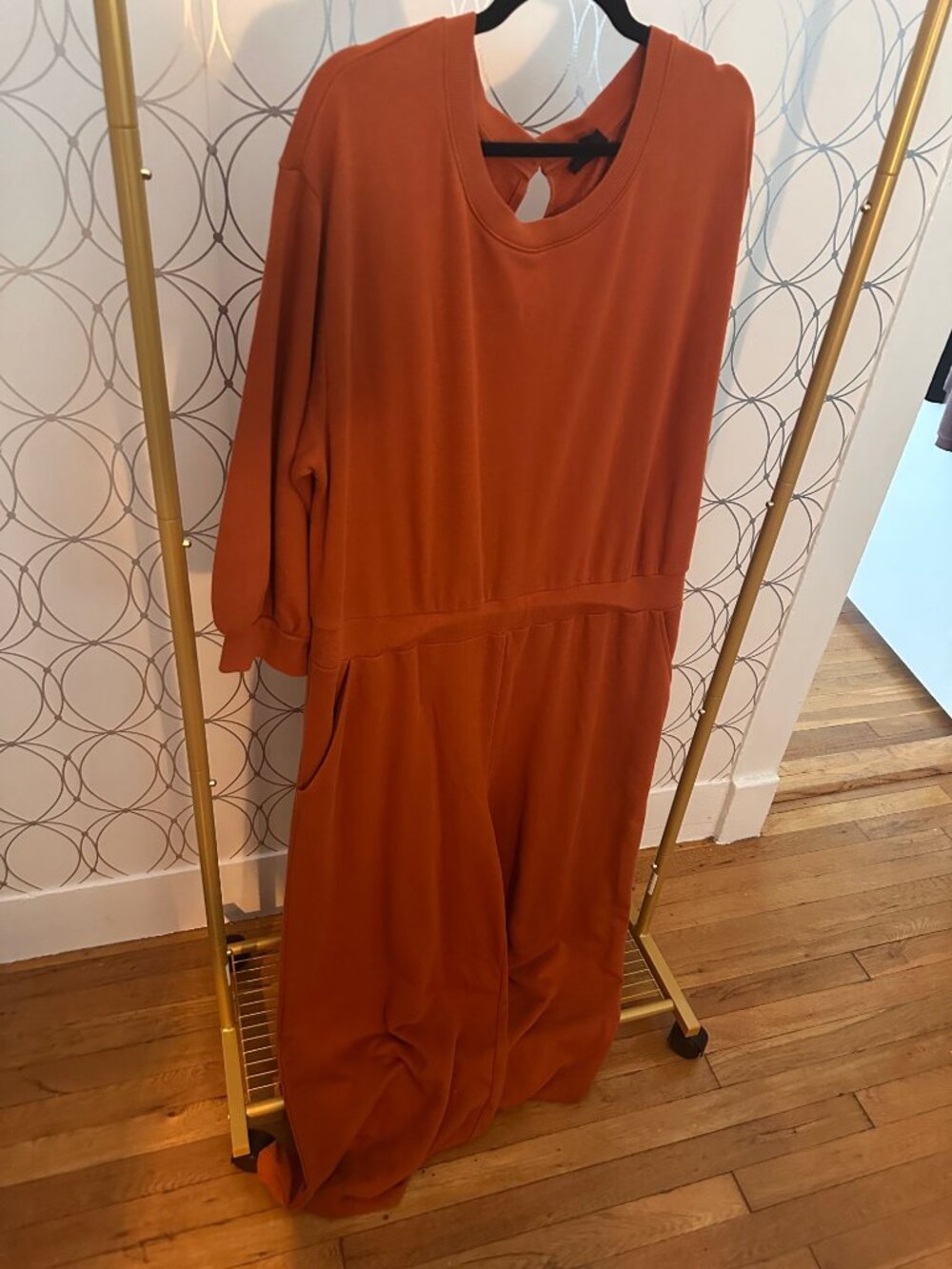 Who What Wear Orange Jumpsuit — 1X